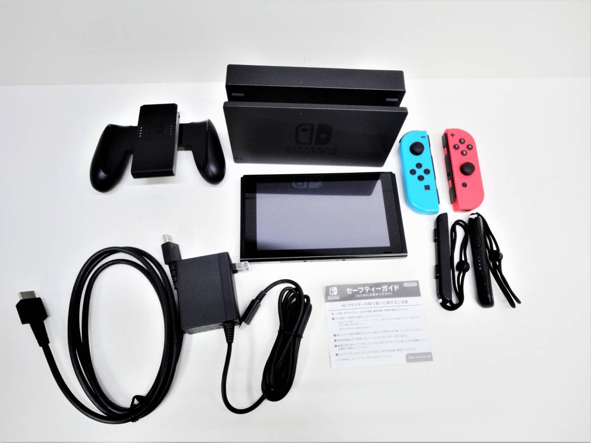 ジャンク ニンテンドー スイッチ 本体 旧型 ジョイコン ケーブル