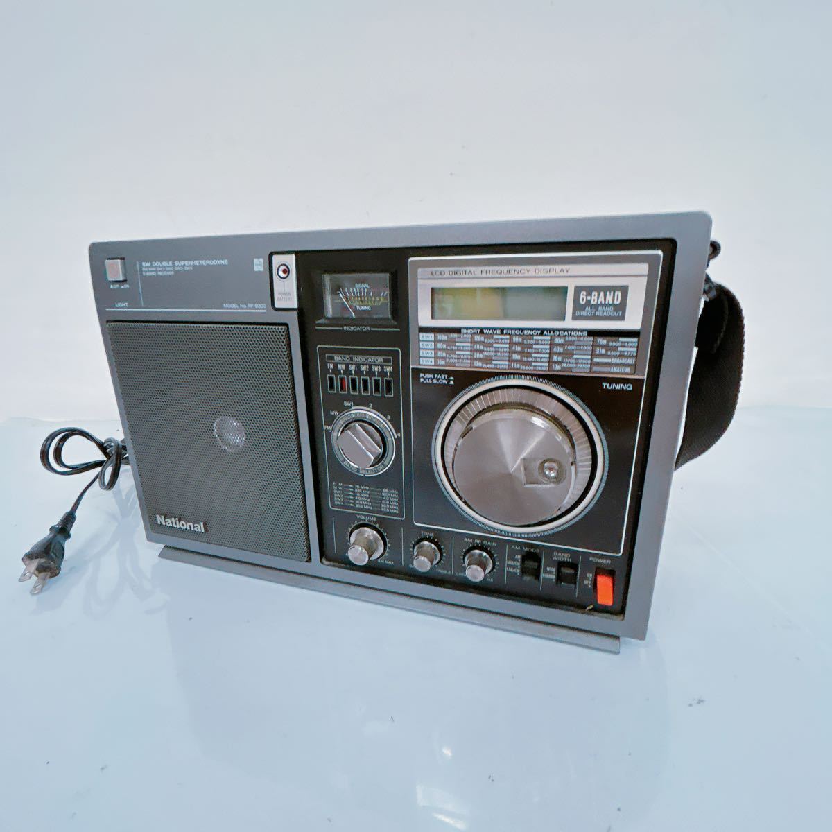 ナショナルBCLラジオ 6バンド RFーB300 動作品 ナショナルBCL