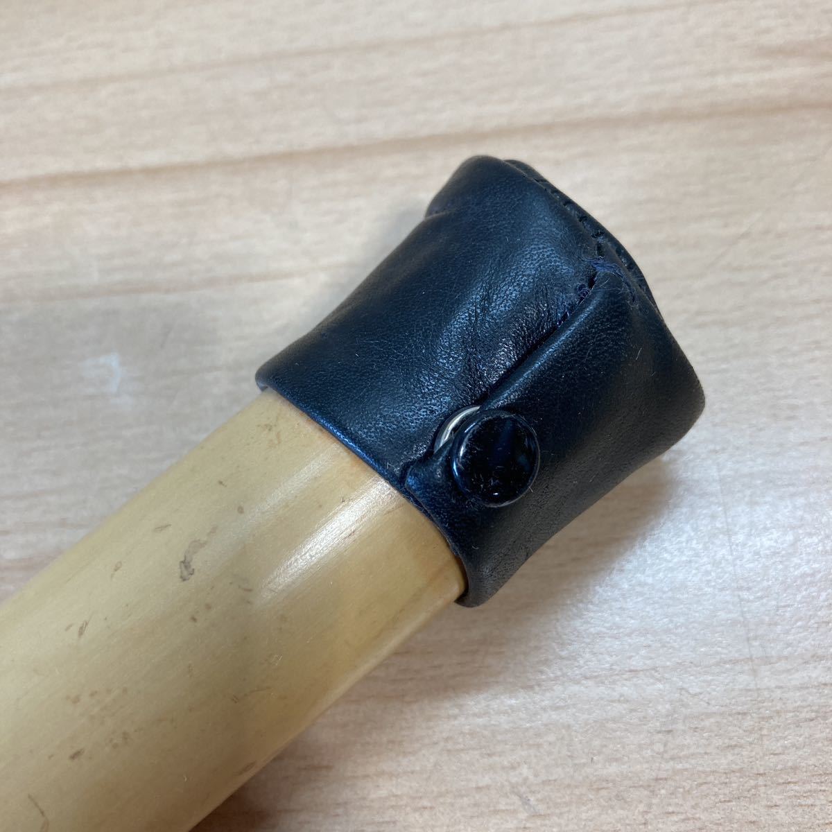 尺八 琴古流 竹治 在銘 1尺8寸管 銀巻 中継ぎ 緩み