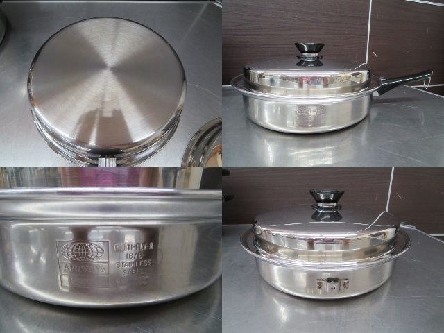 値下げ Amway Queen アムウェイクィーン 鍋セット 中古 ※両手鍋 片手鍋