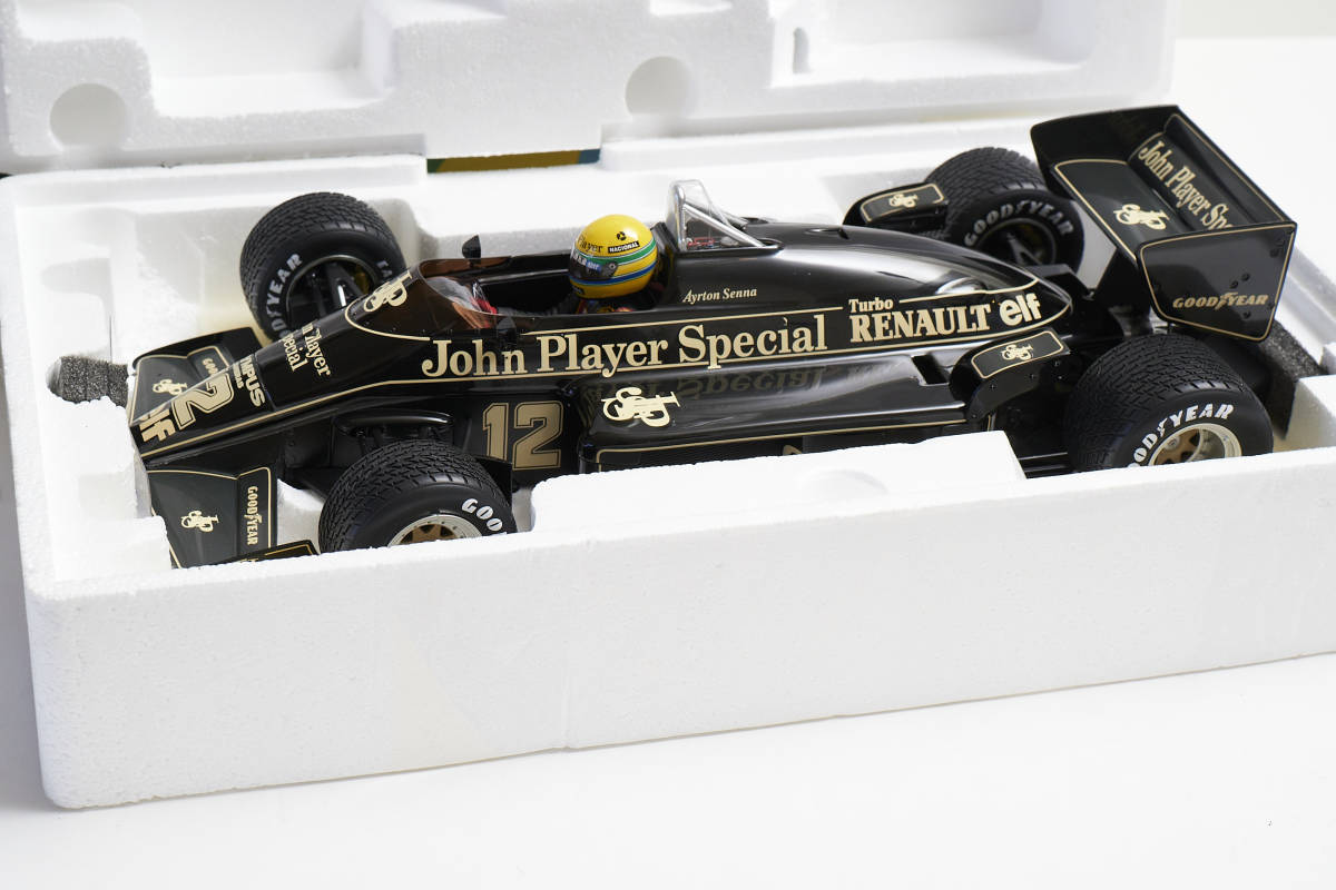 ミニチャンプス 1/12 1985 ロータス ルノー 97T アイルトン・セナ 