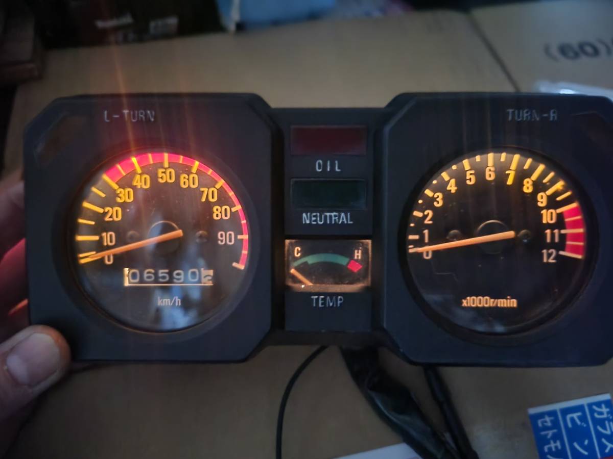 YAMAHA 初代RZ50 ヤマハ RZ メーターASSY 5R2 1HK 2スト ゼロハン