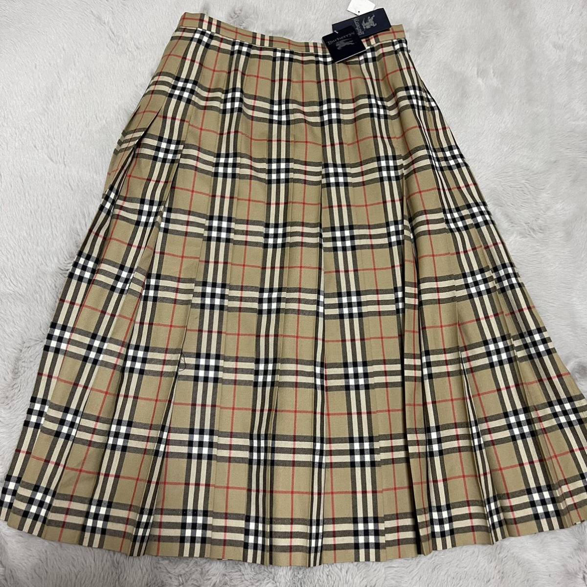 Burberrys バーバリー チェック柄 プリーツスカート ロングスカート