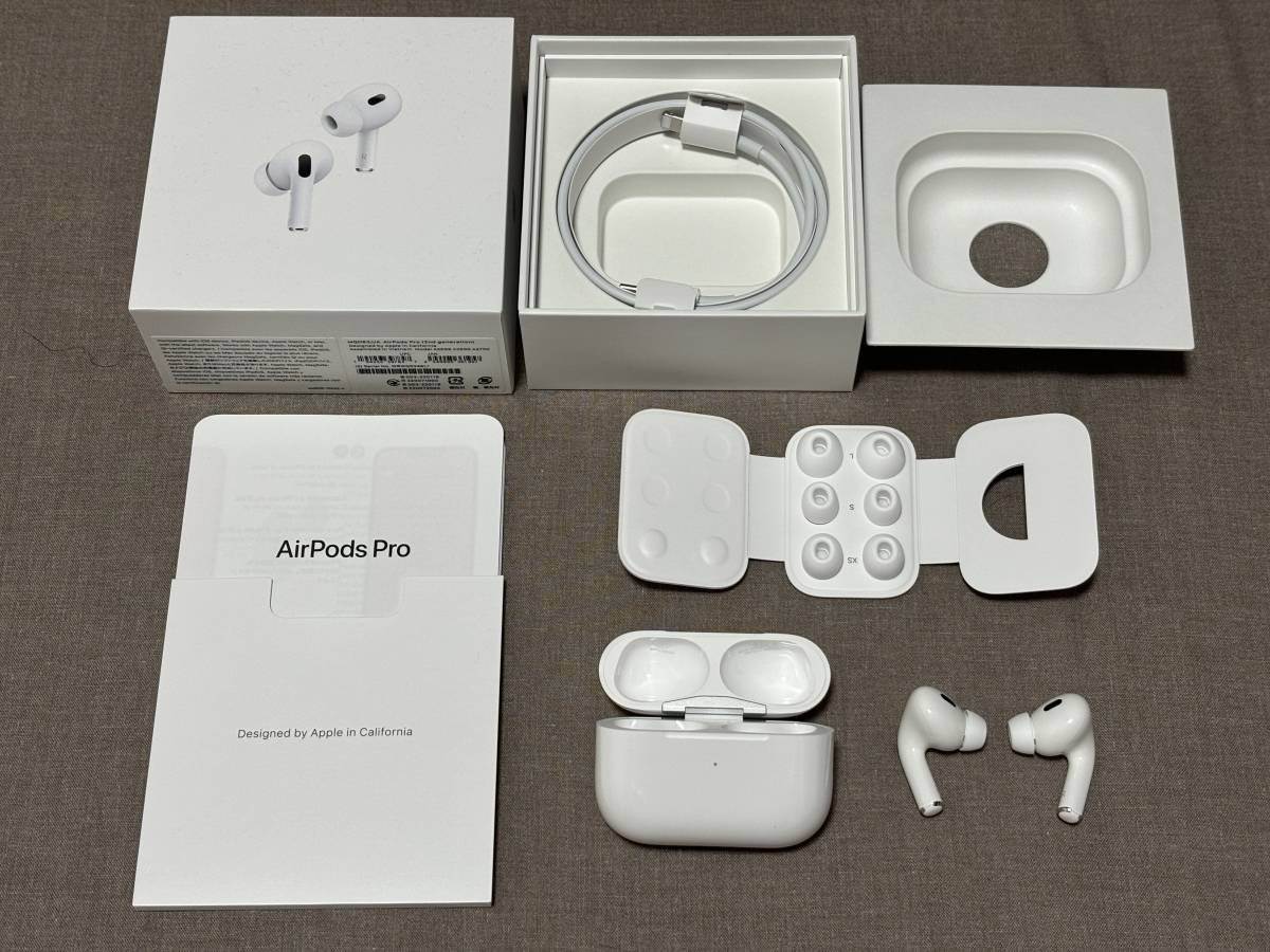 極美品 / 短期使用(2ヶ月)】Apple AirPods Pro 第2世代 MQD83J/A【即決