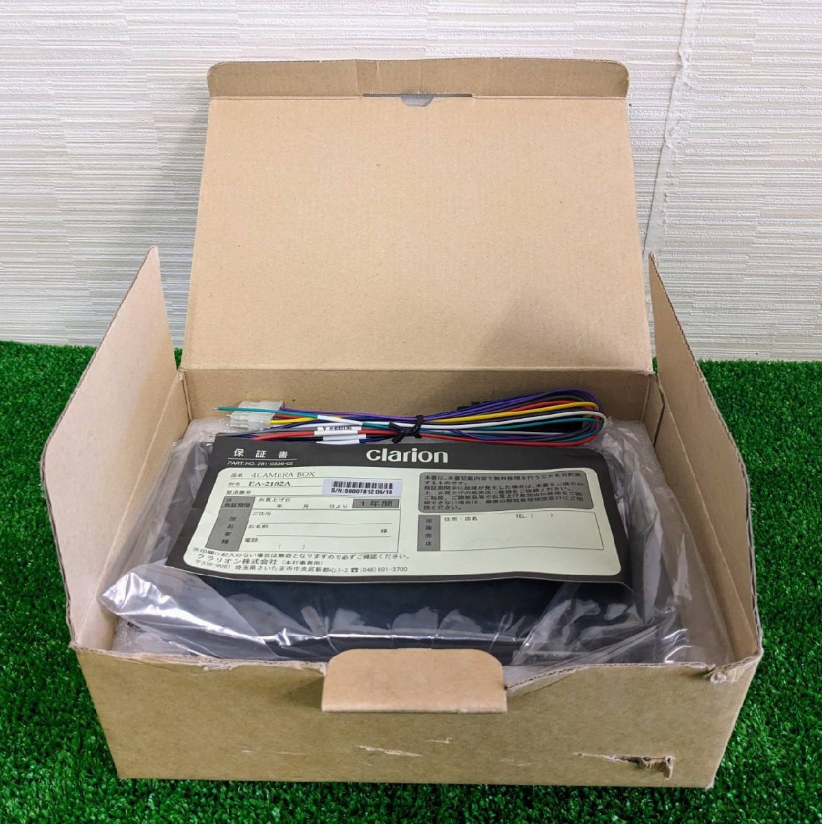 釧路店 品 9-65 clarion EA-2182A 4カメラボックス クラリオン 保証 