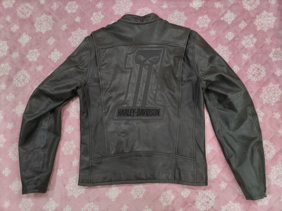 HARLEY-DAVIDSON ハーレーダビッドソン 革ジャン Mサイズ 実質L~LL 