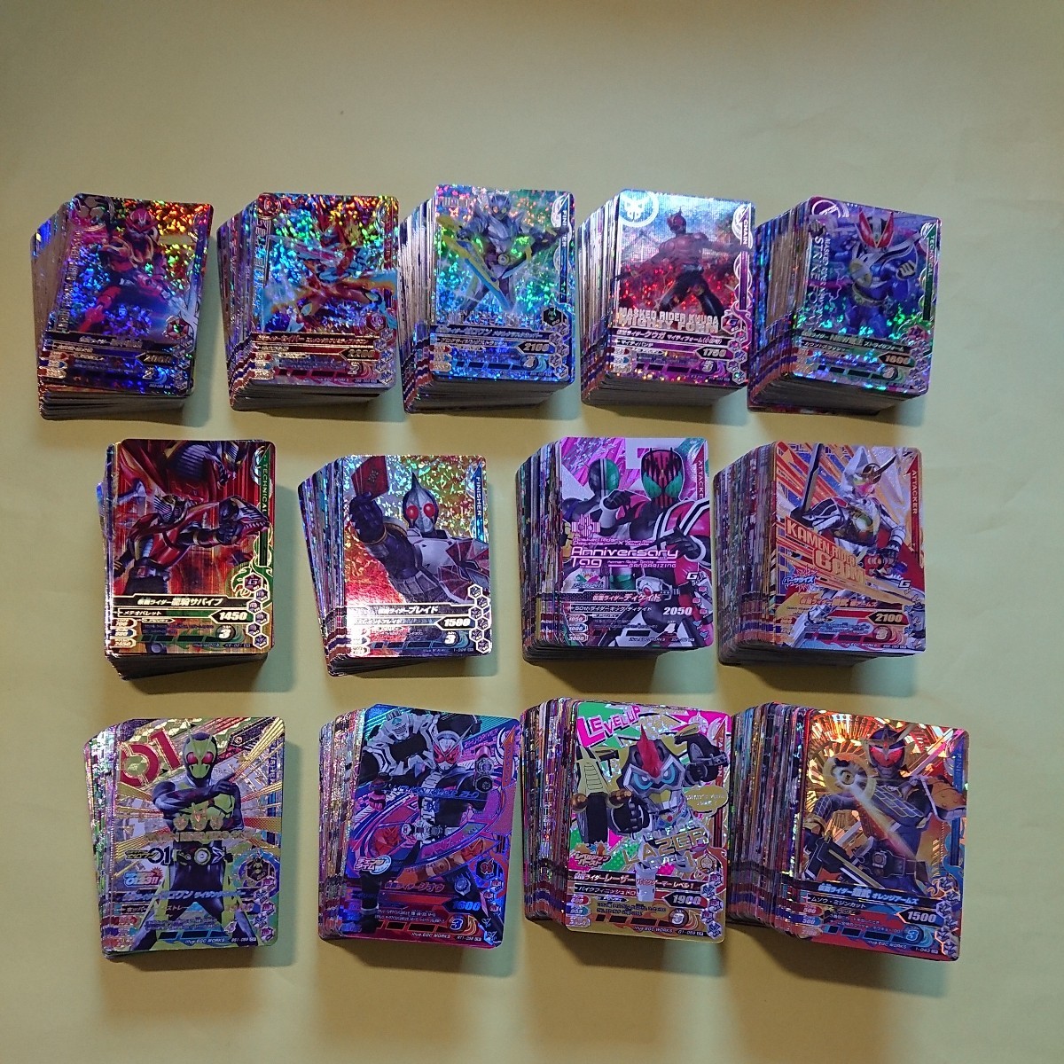 ガンバライジング1〜GG3弾 CP SR まとめ売り 大量 692枚 被りなし CP