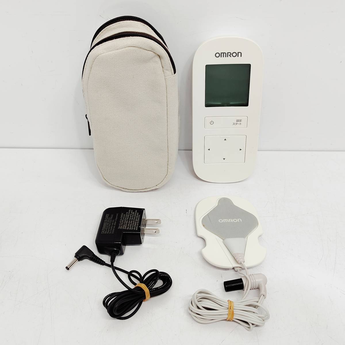 ●動作品 オムロン HV-F314 温熱低周波治療器 OMRON 低周波・温熱組合せ 家庭用 マッサージ器 S2360