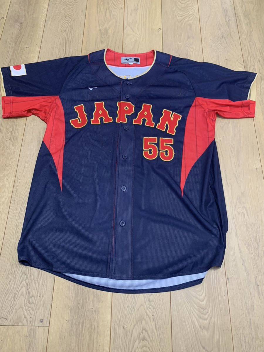 送料無料】村上宗隆、侍ジャパン、WBC、＃55、ビジター、レプリカ 