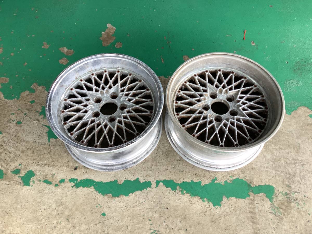 J62◇希少当時物スピードスターSSRメッシュ16×7.5J+6PCD114.3/5H2本set 