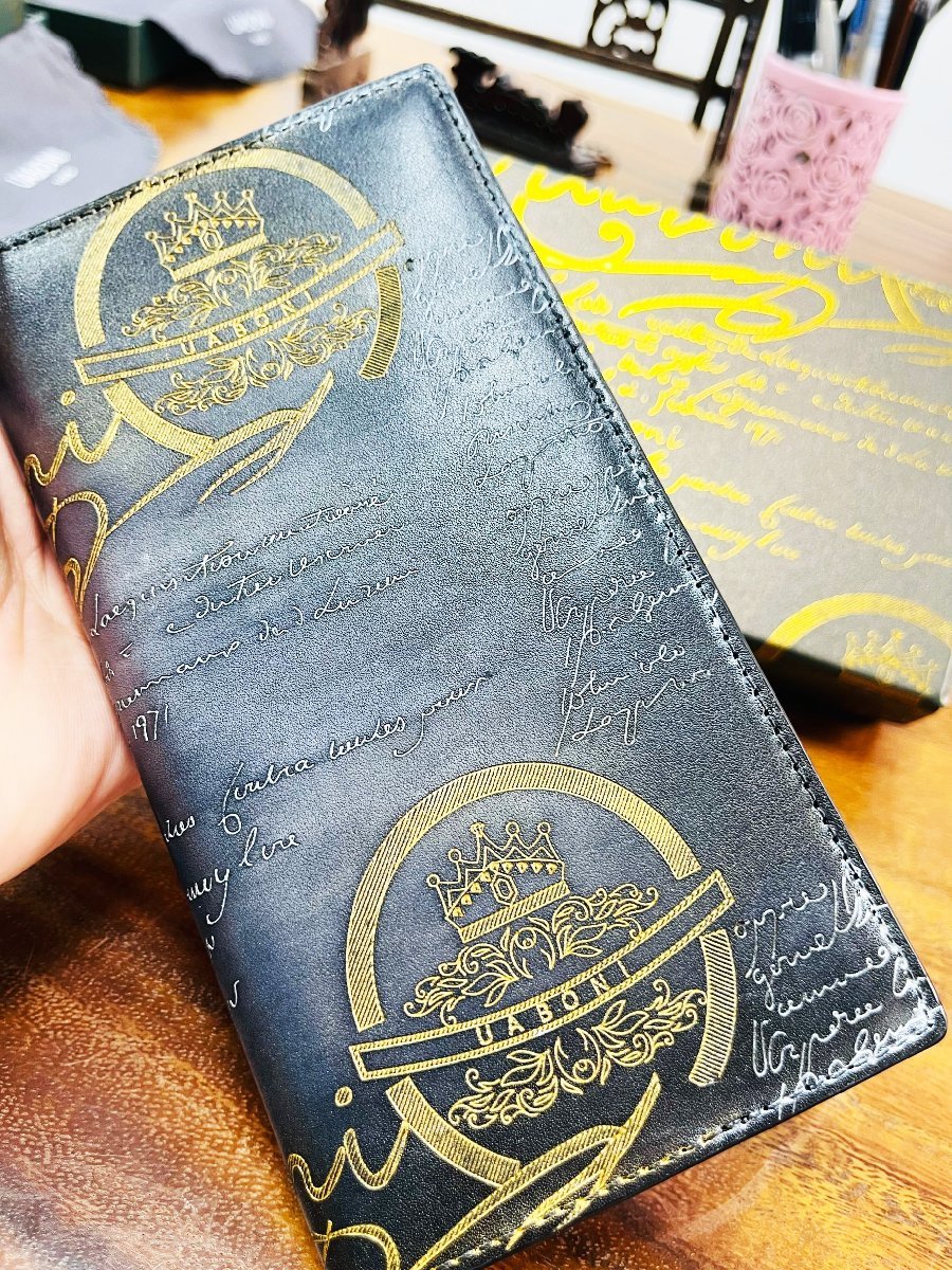 新品未使用】定価17万 UABONI 長財布 パティーヌ カリグラフィー 定価