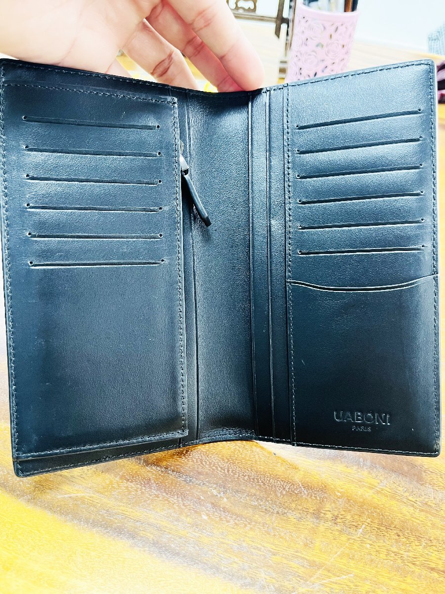 特注限定品 定価17万◇UABONI*ユアボニ*二つ折り 長財布*EU製