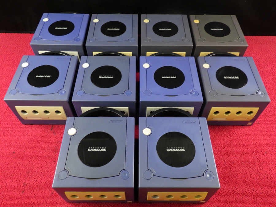 NINTENDO GC ゲームキューブ 本体 バイオレット 10台セット GC まとめ売り ニンテンドー ＊ジャンク品【GH】