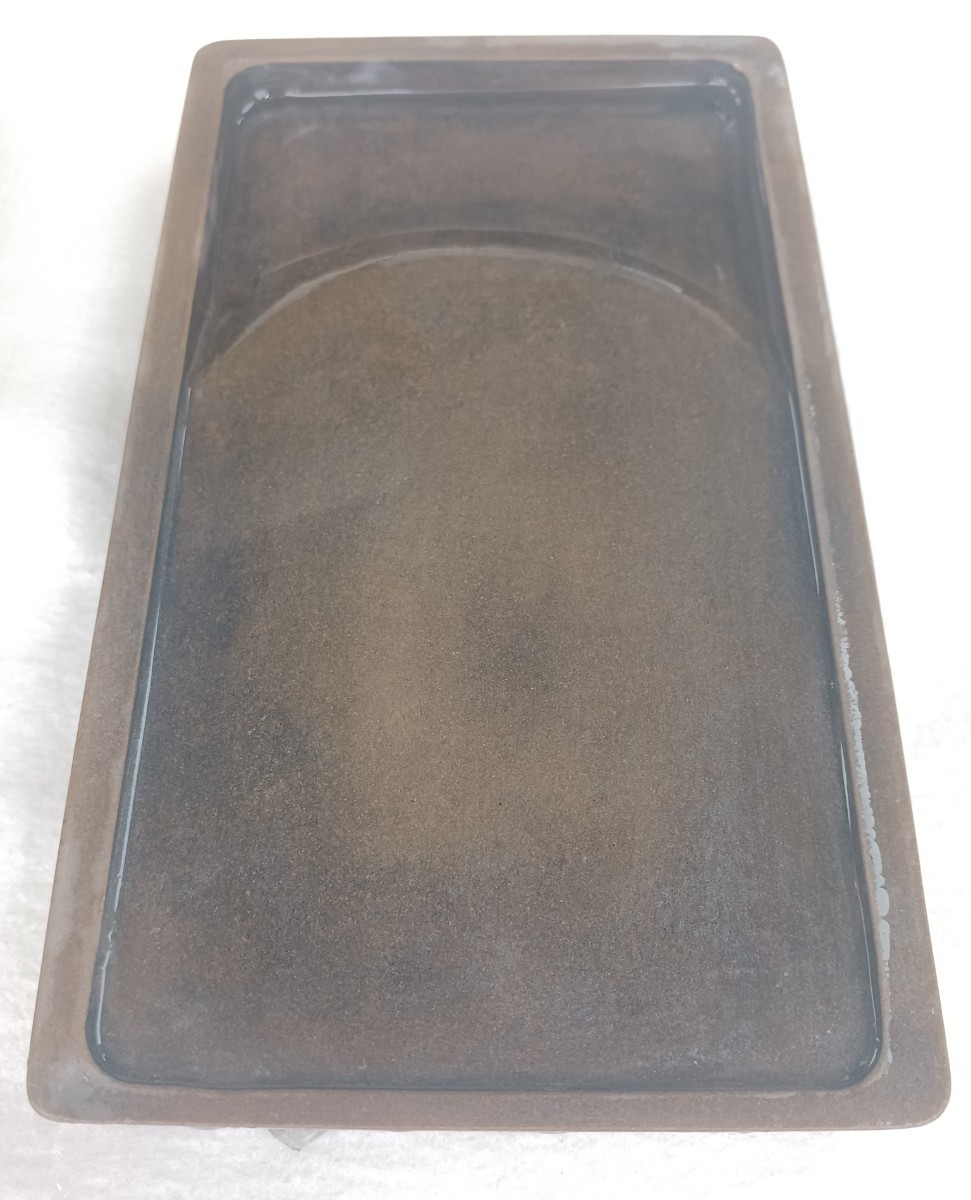 ■H.F■ 端渓 20.0cm 1566g 6.6寸 唐箱 硯 端渓硯 文房四宝 中国美術 角硯 端渓 宋坑 古硯 ch8-1 [木]