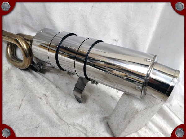 ●中古品●PCX125/HYBRID (2BJ-JF81、2AJ-JF84)用 SP忠男 PURESPORT “S” ステンレス フルエキゾーストマフラー●[L]梱包●bo7357