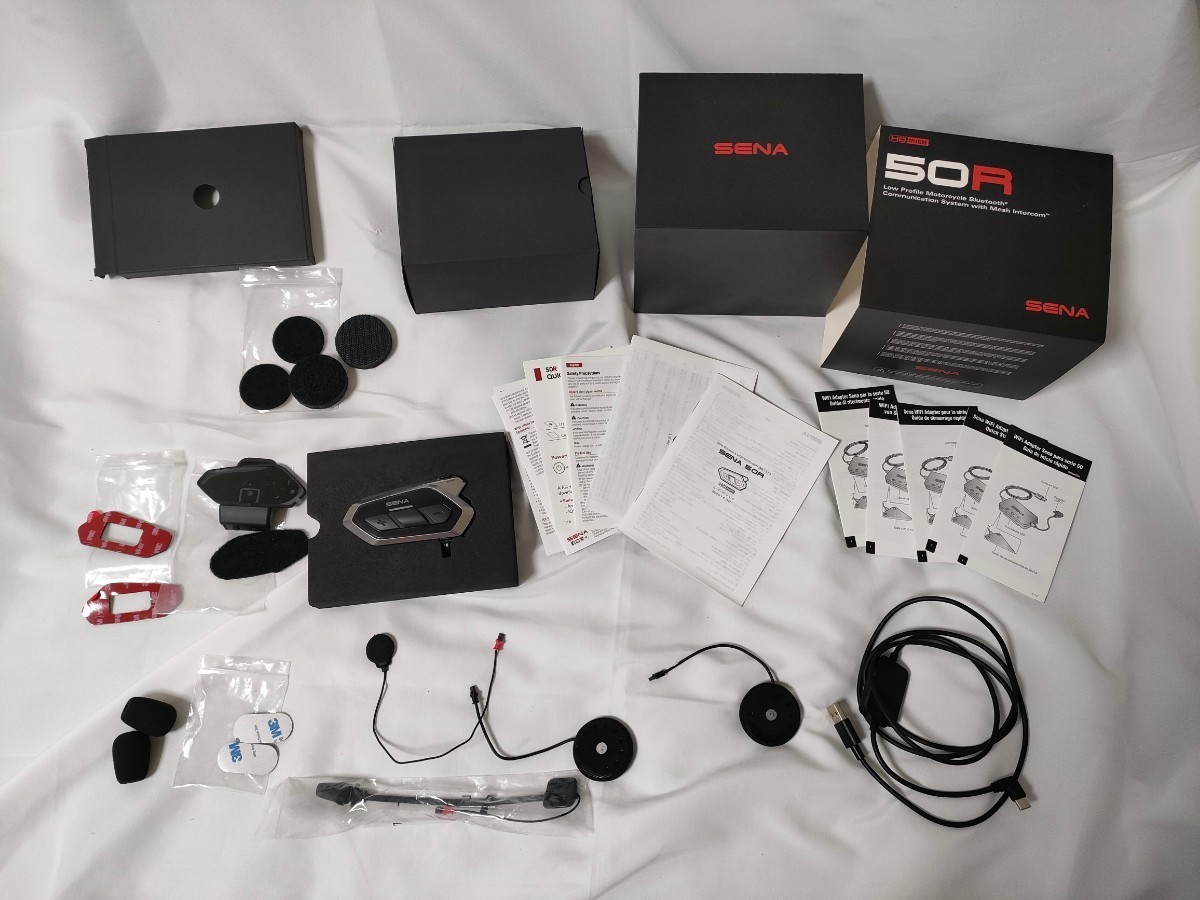 SENA 50R セナ インカム 国内正規品 最新FW v1.3.1(アクセサリー  