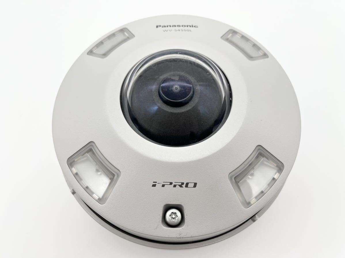 【中古】パナソニック WV-S4550L 5M屋外対応全方位ネットワークカメラ Panasonic WV-S4550L 5MP全方位タイプ ネットワーク カメラ 防犯カメラ