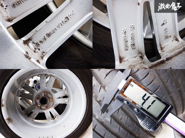 売り切り！！ VOLVO ボルボ純正 17インチ 8J +55 5穴 5H PCD108 