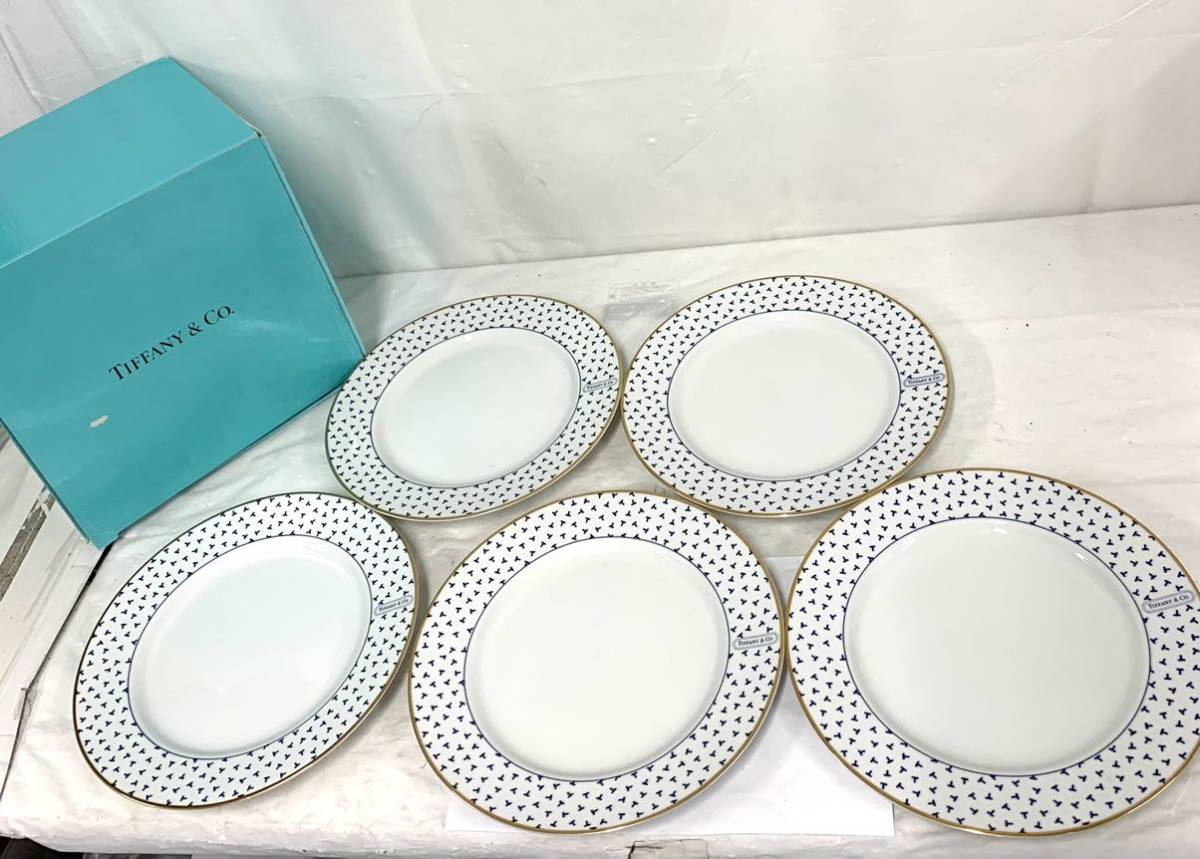 TIFFANY TIFFANY&Co ティファニー食器 ティファニー 洋食器 プレート皿 直径約28cm 大皿 カg