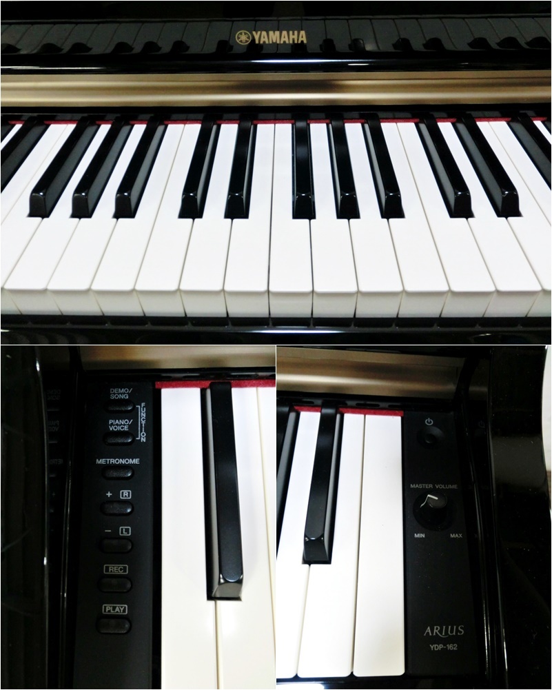 2014年 YAMAHA 電子ピアノ YDP-162 88鍵 3本ペダル イス付 Yamaha YDP-
