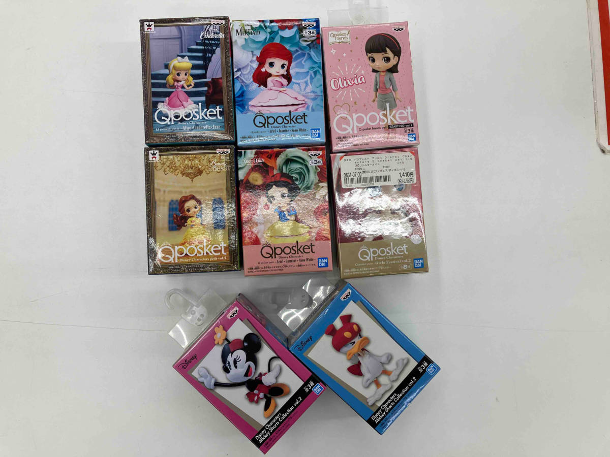 まとめ売り　セット販売 フィギュア バンプレストQposket Disney Characters アリエル ベル