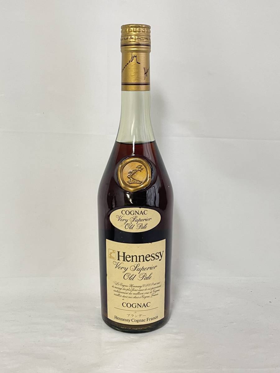 KY0509-34I　Hennessy Very Superior Old Pale　COGNAC　700ml　40％　ヘネシー　コニャック　ブランデー　スリムボトル　古酒