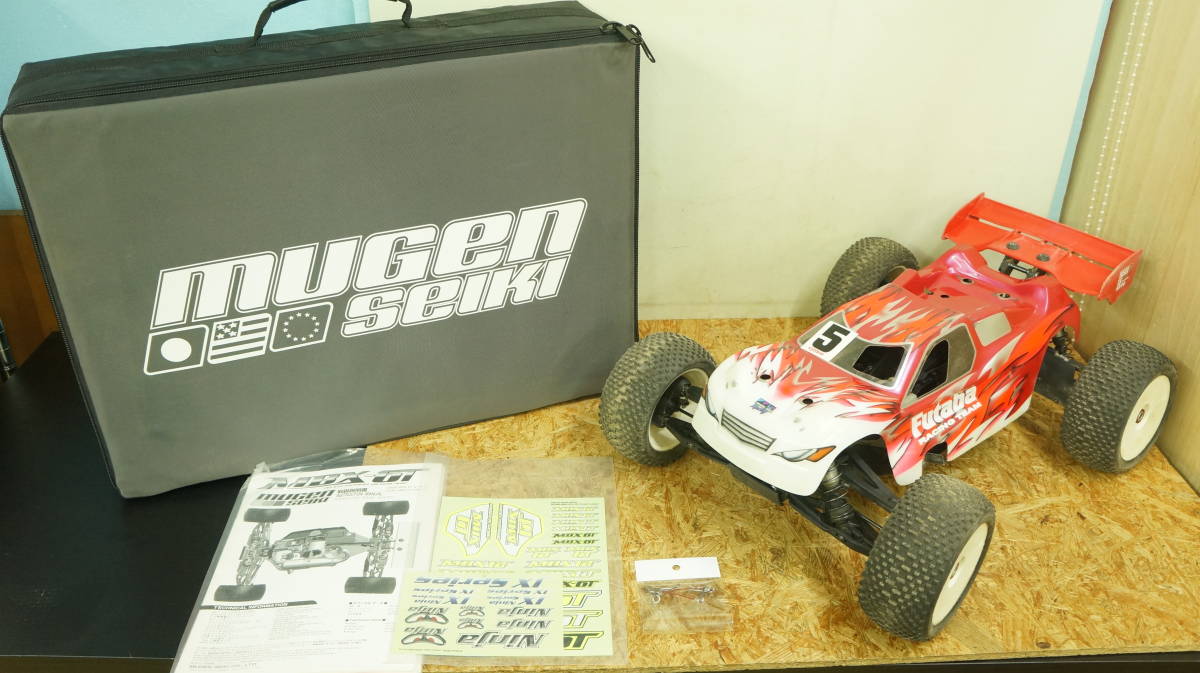 中古　完成品　MUGEN 無限精機　1/8　E0060　MBX-6T カーキット　現状品　使用感有　ケース付