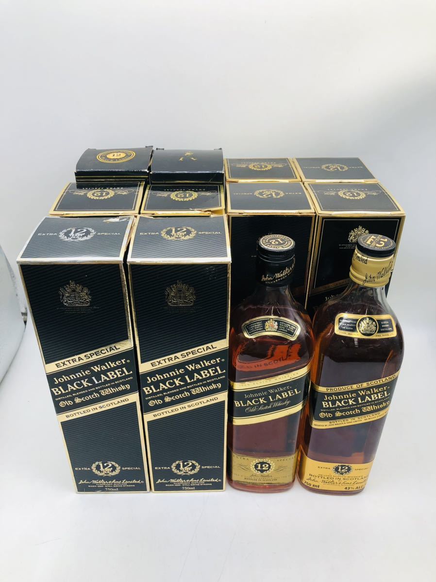 【1L　未開栓】Johnnie Walker Premier スコッチウイスキー 1円〜【未開栓】Johnnie Walker ジョニーウォーカー ブラックラベル 12