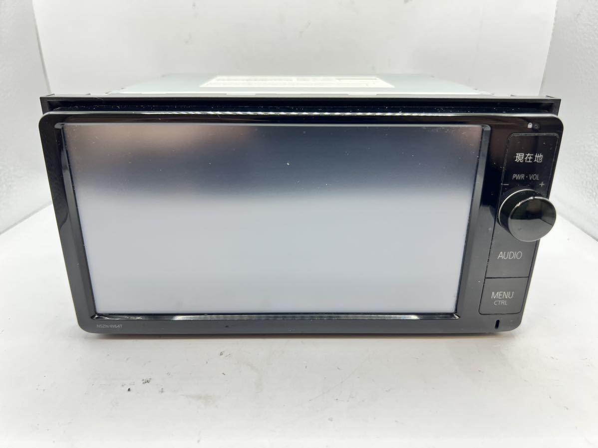 ☆トヨタ純正ナビ NSZN-W64T AM/FM/TV/DVD/CD/SD/Bluetooth 2014年
