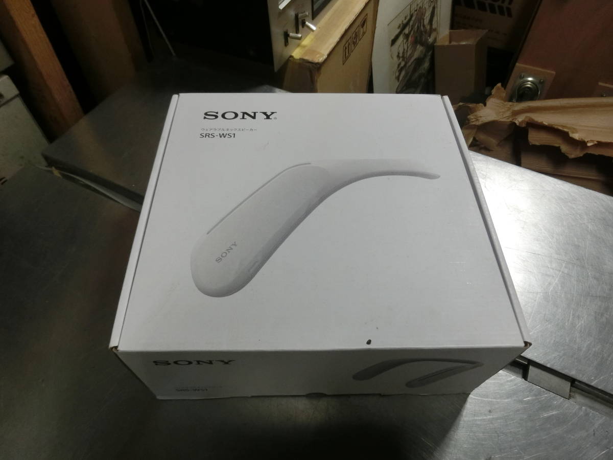 ウェアラブルネックスピーカー SRS-WS1　ソニー　SONY 