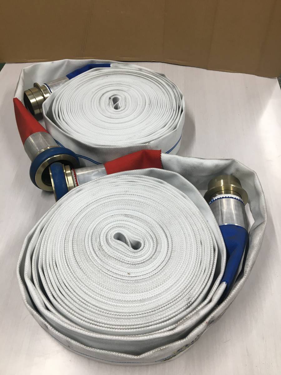 消防ホース スプリームホース2012年製 65×20メートル2本セット●送料無料●