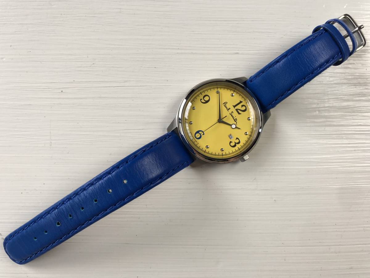 ☆ 電池交換済 極上品 Paul Smith ポールスミス 腕時計 The City ザ