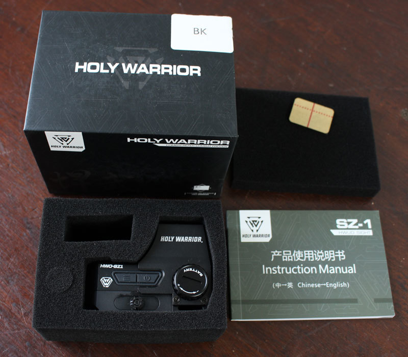 【即決・美品】Generic Holy Warrior SZ1 多機能 ホロサイト 俯仰角・コンパス・温度計 ドットサイト