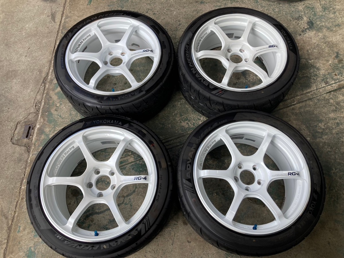 YOKOHAMA ヨコハマ ADVAN Racing RG-4 18インチ 9J +35 114.3/5H ADVAN 