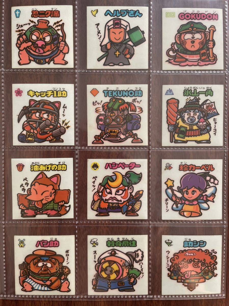 超美品！旧ビックリマンシール チョコ版6弾すくみコンプ36枚セット 旧