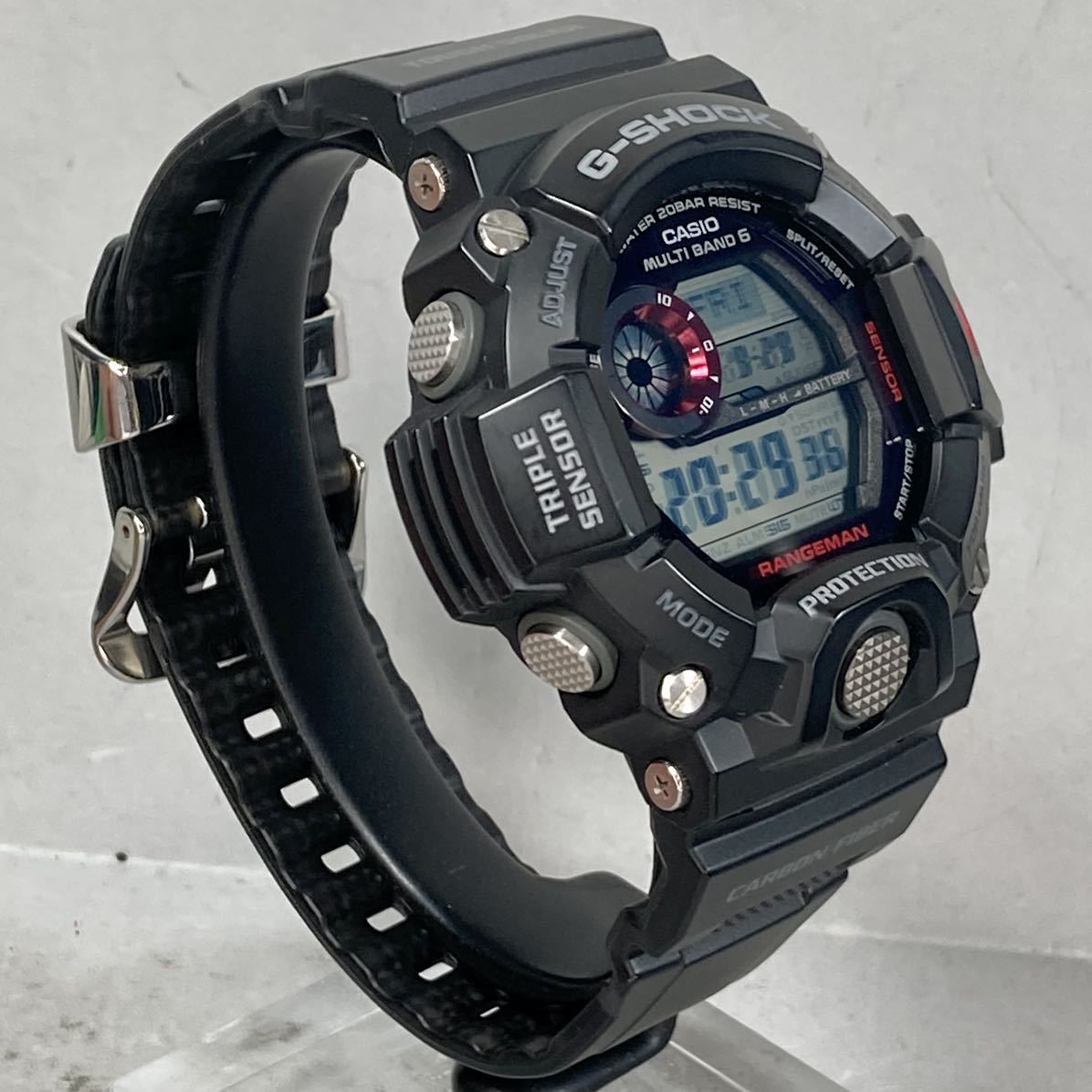 極美品G-SHOCK GW-9400J-1JF RANGEMANレンジマン タフソーラー 電波 