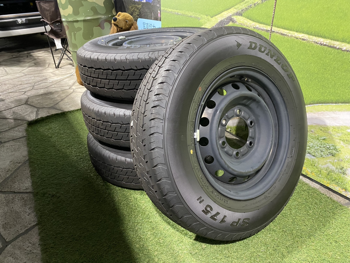 新作，正規品 [新車外し]6型 ハイエース タイヤ＆ホイール 6穴 4本セット