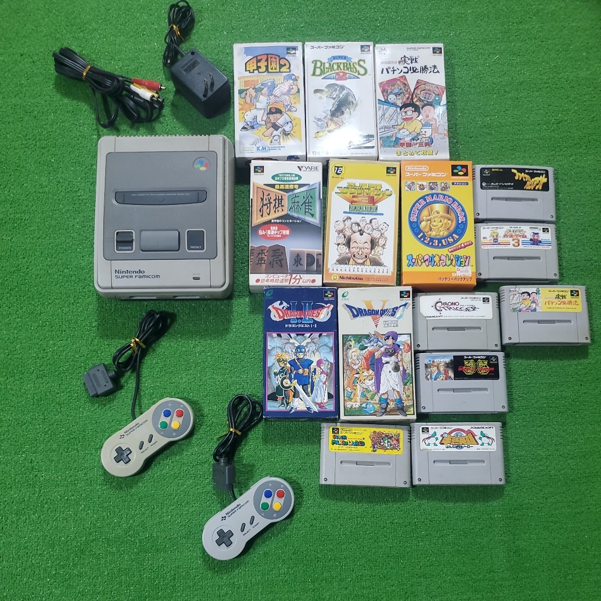 スーパーファミコン 本体 動作確認済み ソフト カセット 15本 まとめ スーパーファミコン 本体 動作確認済み ソフト カセット 15本 まとめ