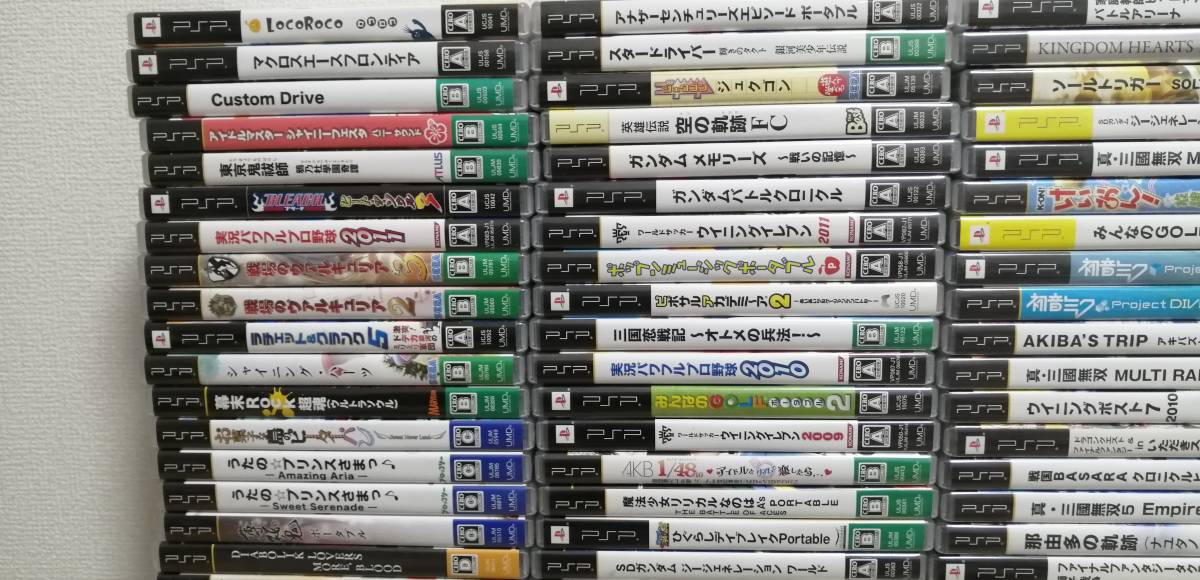 良品】☆まとめ売り☆箱・説明書付きPSPソフト大量290本以上セット