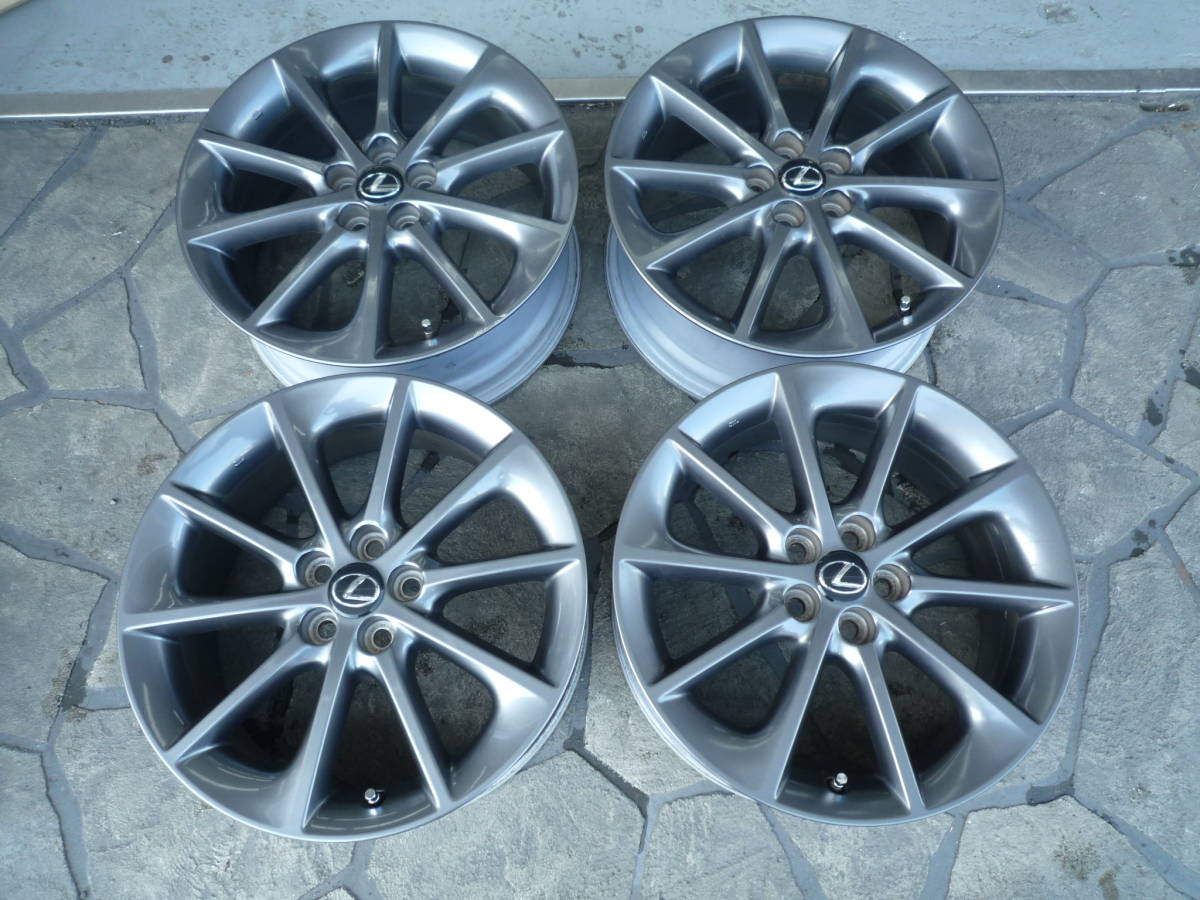 【HOT，人気セール】 ＬＥＸＵＳ レクサス ＣＴ２００ｈ Ｆスポーツ純正１７インチホイール ４本セット(純正品)｜売買されたオークション情報、yahooの商品情報をアーカイブ公開 - オークファン 5穴