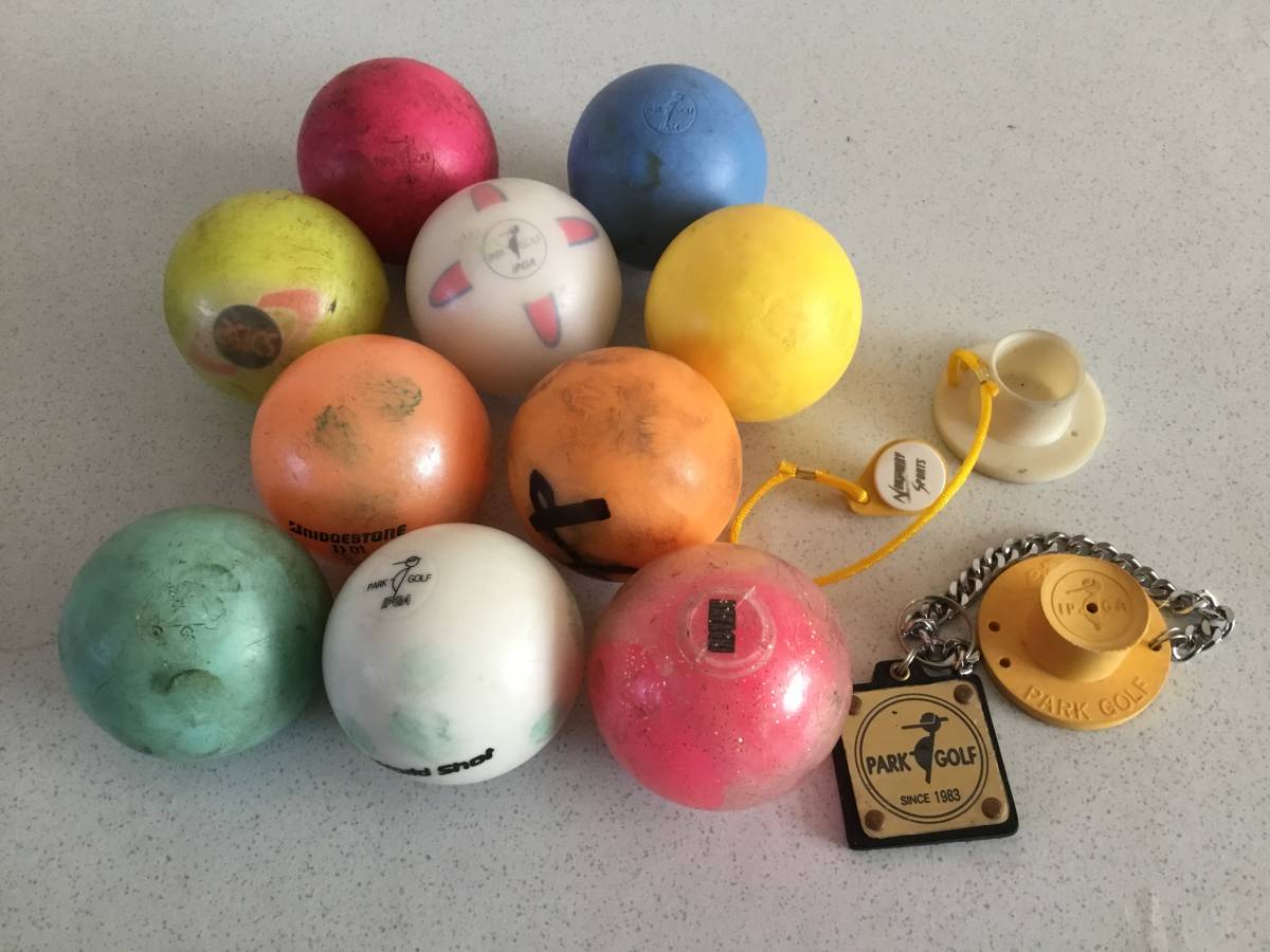 4個 パークゴルフボール(中古)グラウンドゴルフ練習用として 2026年