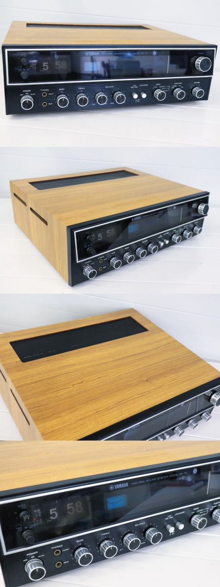 パタパタ時計 × フルLED 】 YAMAHA / ヤマハ CS-70 ステレオレシーバー