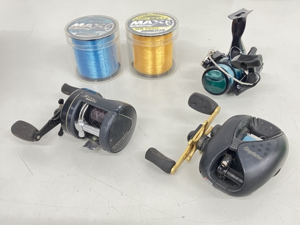 AbuGarcia など 釣具 リール ライン おまとめ セット ジャンク K8101737