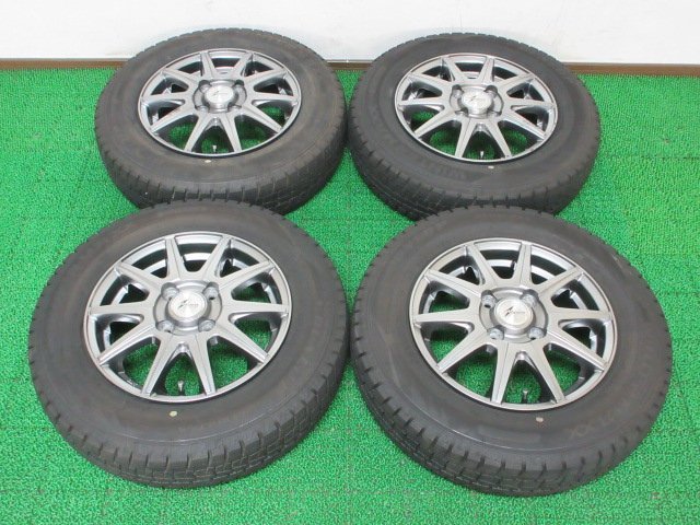 T614【送料無料】145/80R13 ほぼ新品溝 ♪ スタッドレス WINTERMAXX
