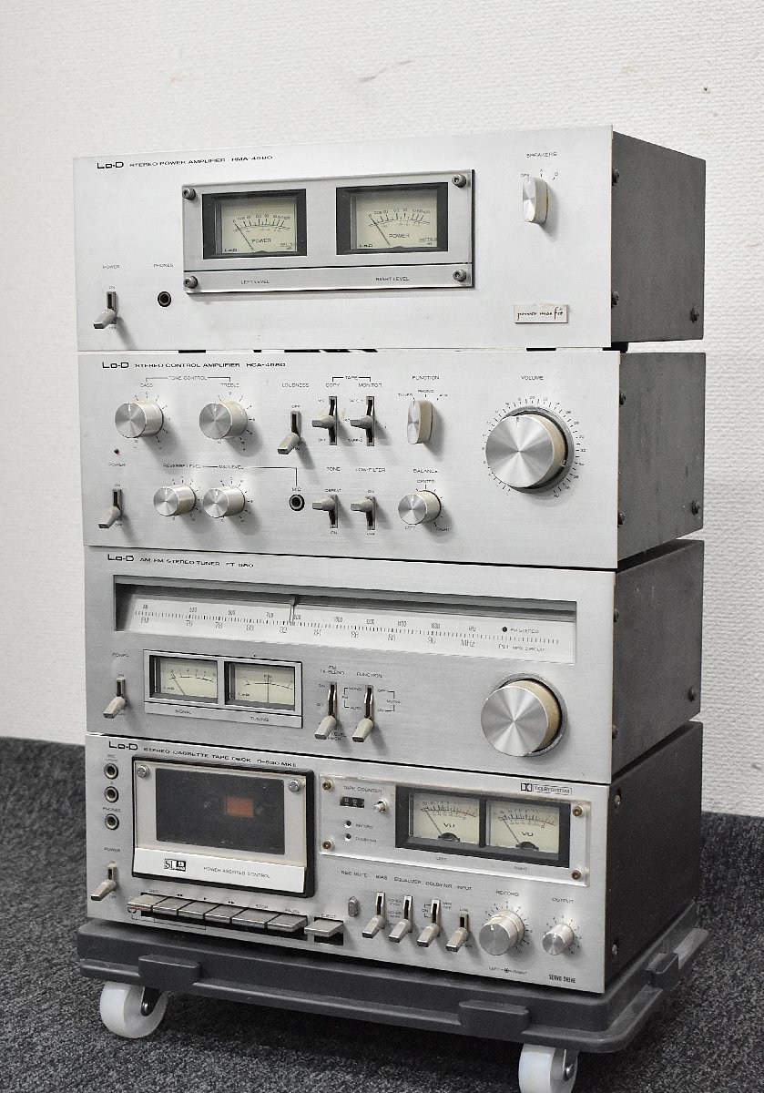 HITACHI 日立 Lo-D ローディ HCA-4580 プリアンプ 音響機器 Σ7768 現状品 Lo-D ローディ システムコンポ HMA-4580 HCA-4580 FT-580
