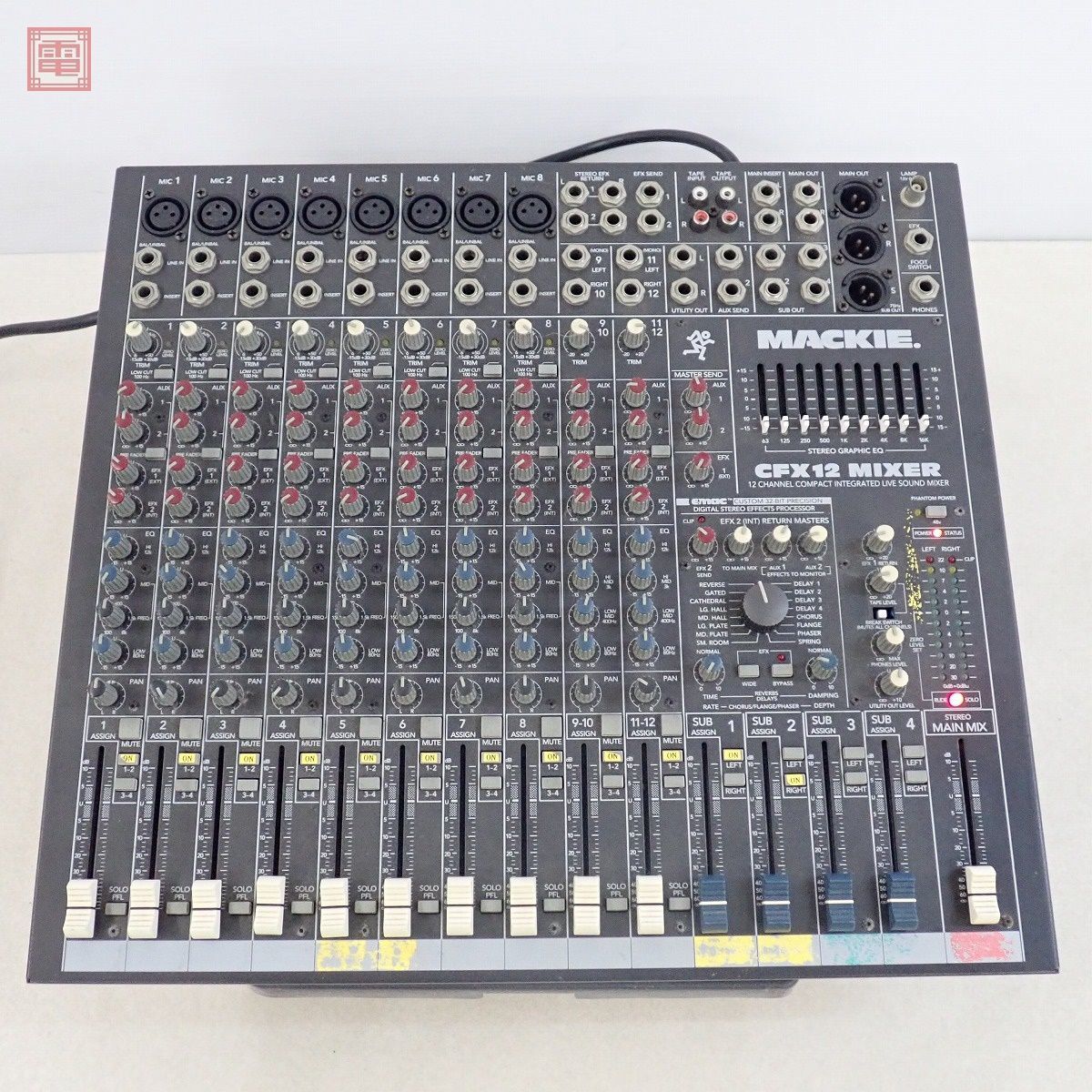 【新作，本物保証】 マッキー アナログミキサー CFX 12 MIXER MACKIE 通電のみ確認 40(ミキサー)｜売買されたオークション情報、yahooの商品情報をアーカイブ公開 - オークファン ミキサー