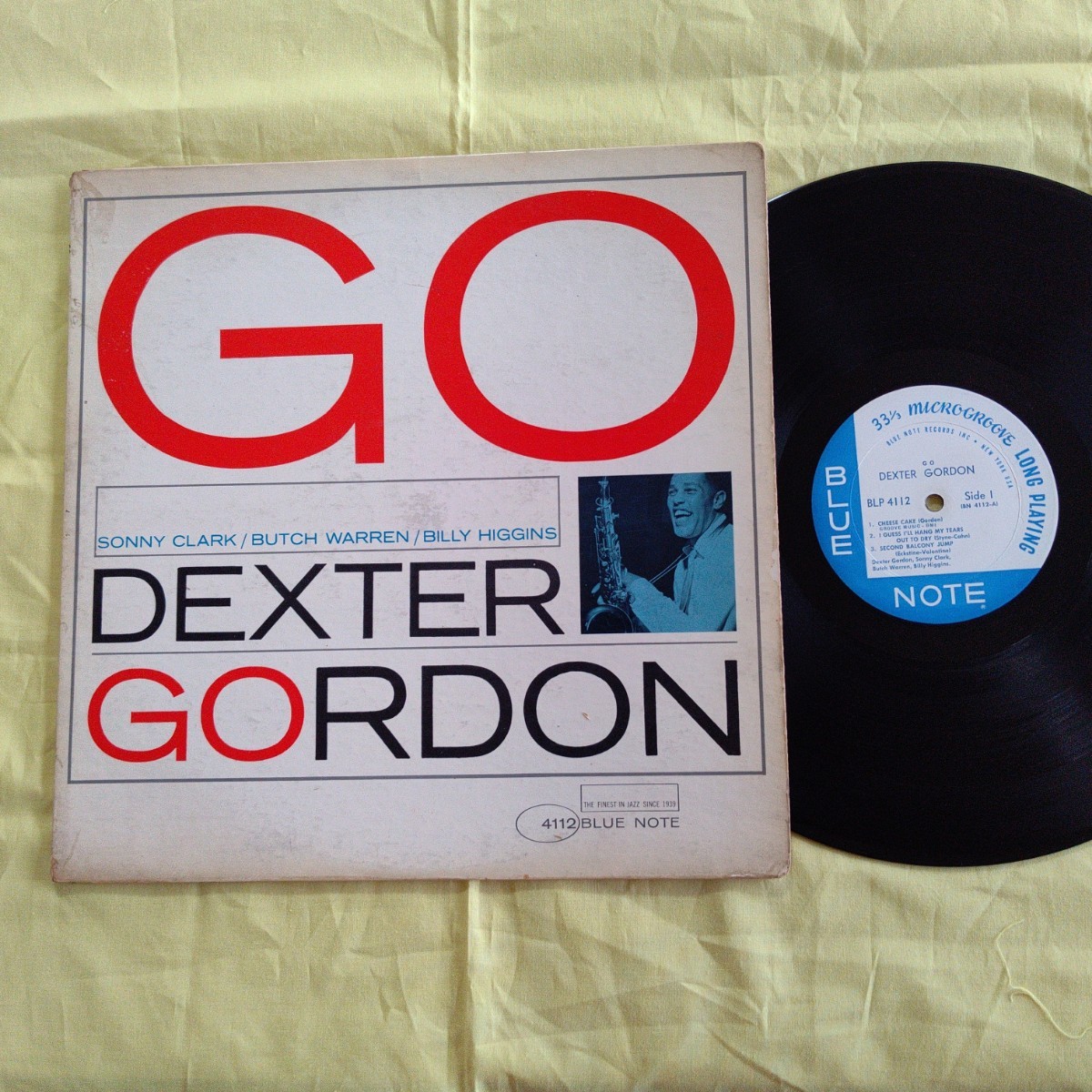 AO913 USオリジナル DEXTER GORDON GO! BLUE NOTE BLP 4112 NEW YORK VAN GELDER 耳 MONO
