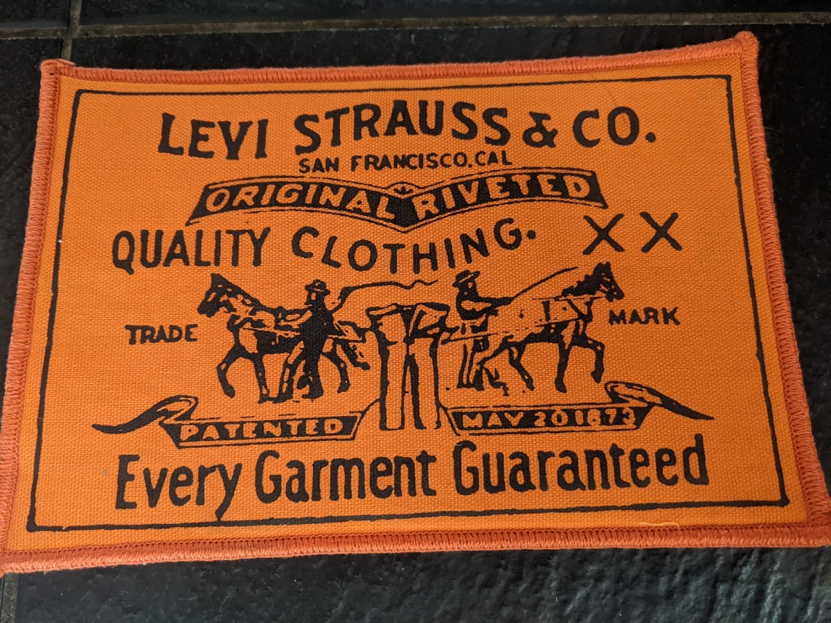リーバイス　デッドストック　鍋敷き　ポットマット　非売品　販促品　ヴィンテージ　1970年製　コレクター　levis　nowdesigns　希少　