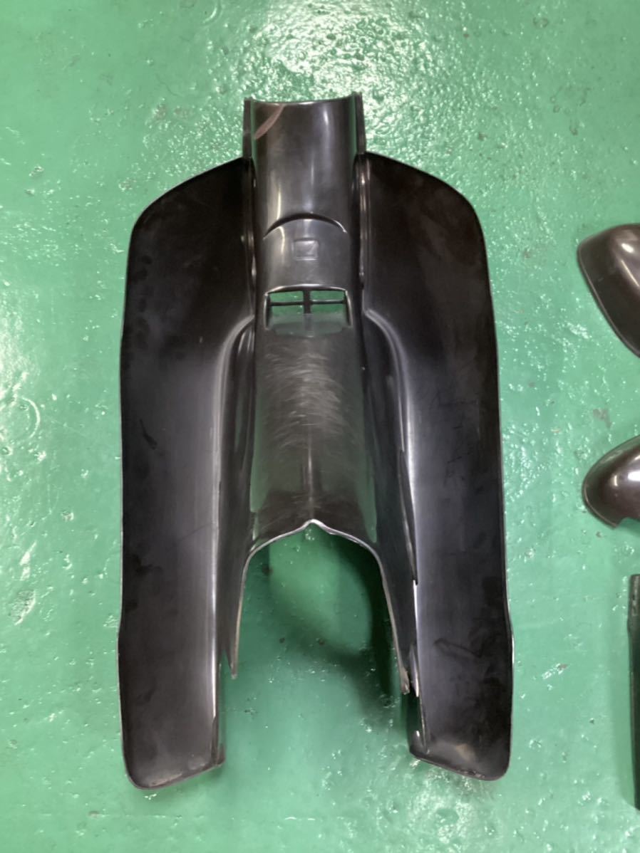 リトルカブ レッグシールド サイドカバー外装SET セル無し AA01 ブラック ホンダ リトルカブ専用 レッグシールド ブラック 黒 レッグカバー 3速