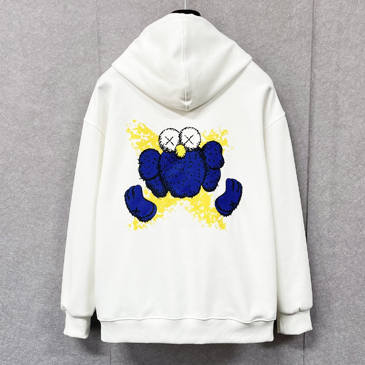 個性・パーカー 定価4万◆Emmauela・イタリア・ミラノ発◆コットン100％ 上質 快適 ソフト スウェット プルオーバー アメカジ 日常 M/46